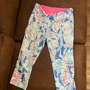 Lilly Pulitzer Luxletic Cropped Leggings – Size M